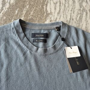 Porter & Ash Men's Viscose Blend  Short Sleeve Sweater New Size Large